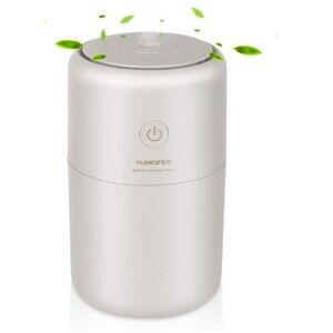 Mini Pearl White Humidifier Aromatherapy 7 LED Colors for Home Office Nursery